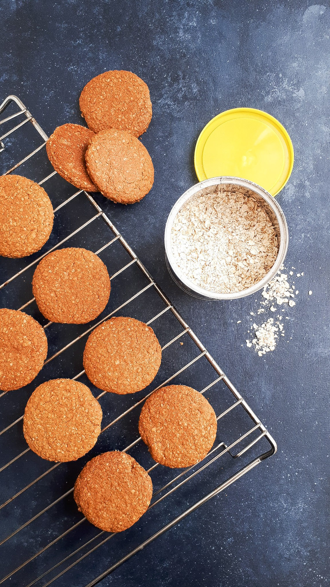 Biscotti integrali ai fiocchi di avena - Fiordipistacchio