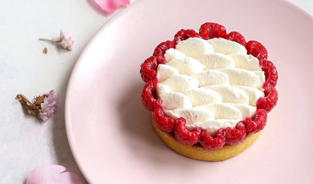 tartellette cioccolato e lamponi