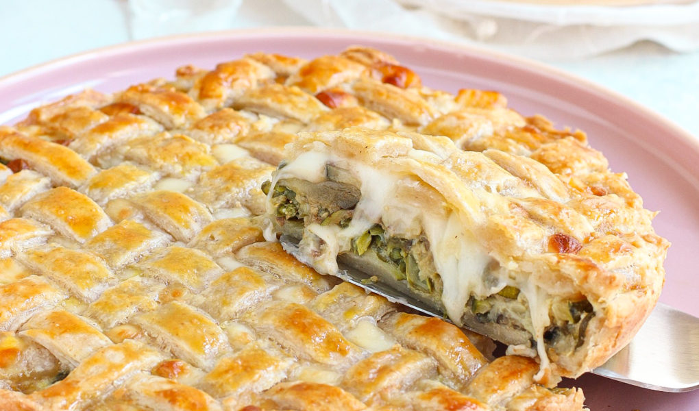 torta salata con verdure