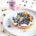 tarte ai mirtilli e yogurt colato