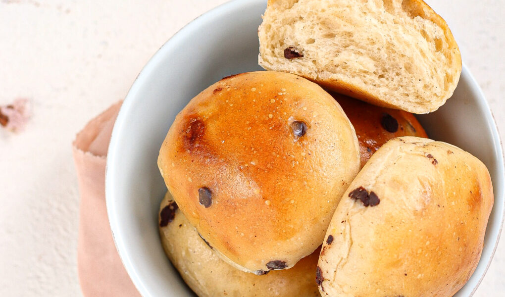 panini con gocce di cioccolato