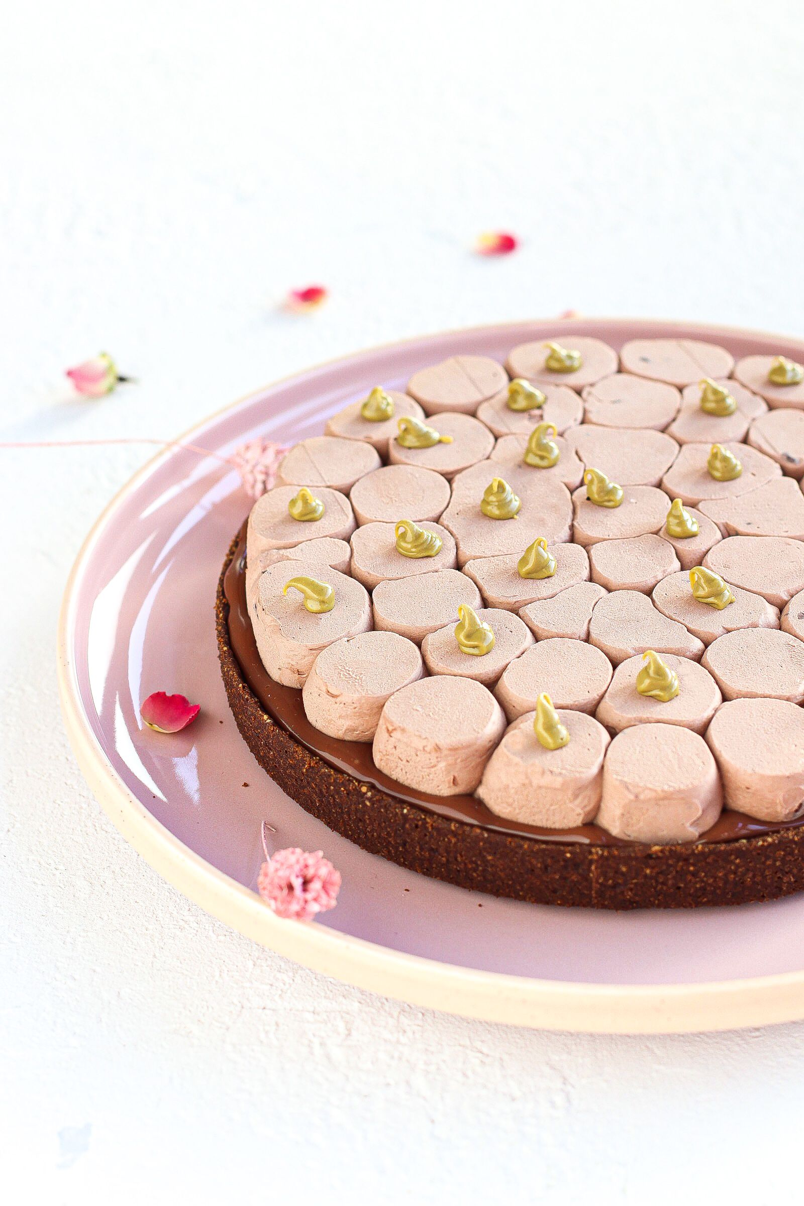 Crostata cioccolato e pistacchio