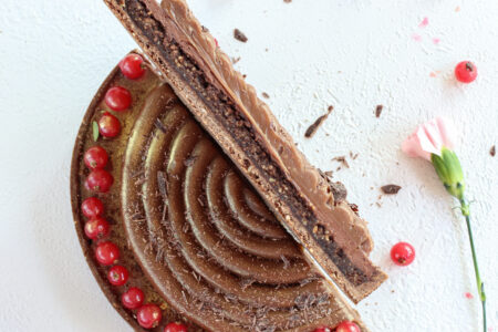 Crostata cioccolato e caramello