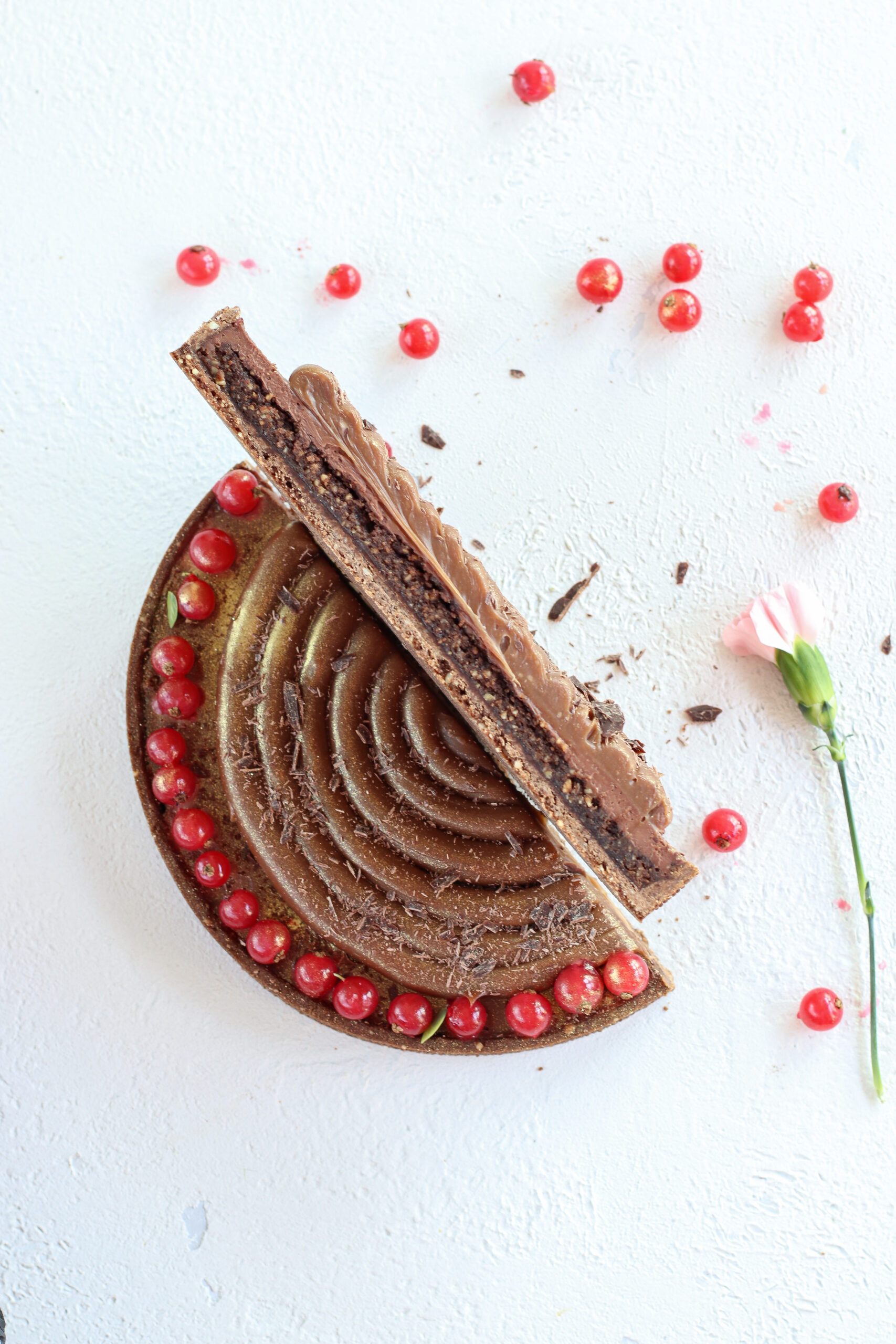 Crostata cioccolato e caramello