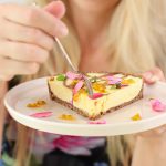 Crostata fredda al frutto della passione