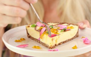 Crostata fredda al frutto della passione