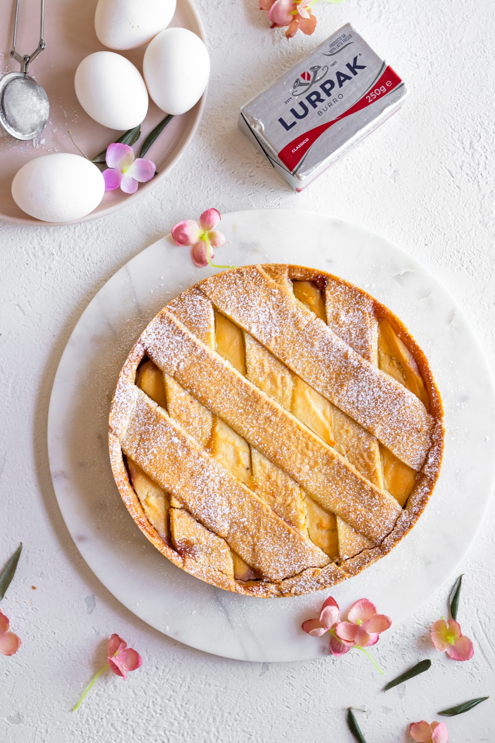 Crostata di ricotta e visciole 