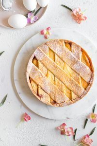 Crostata ricotta e visciole