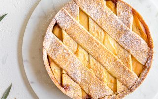 Crostata ricotta e visciole