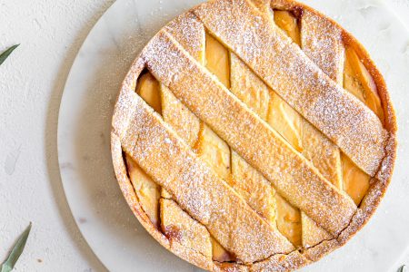 Crostata ricotta e visciole