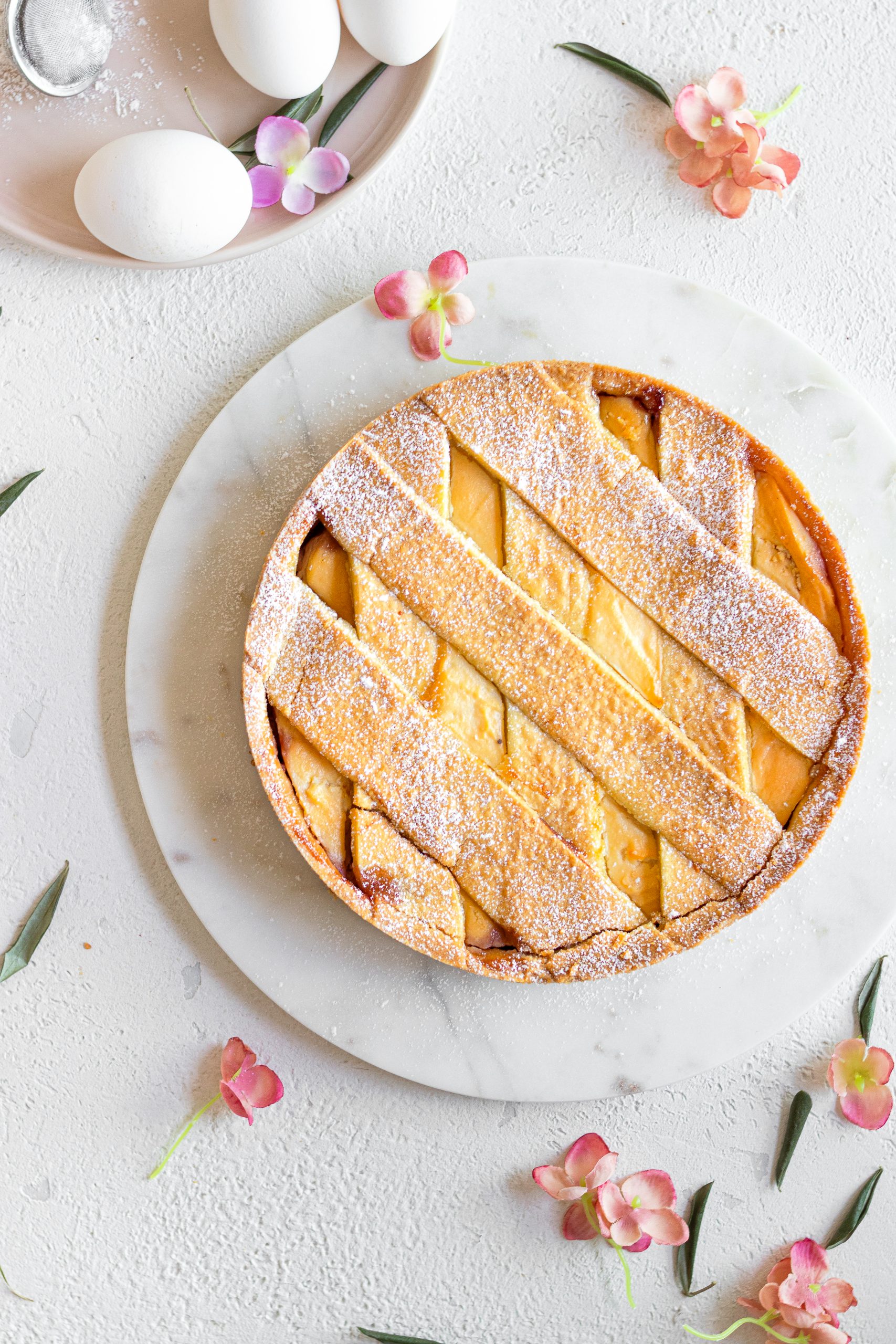 Crostata ricotta e visciole