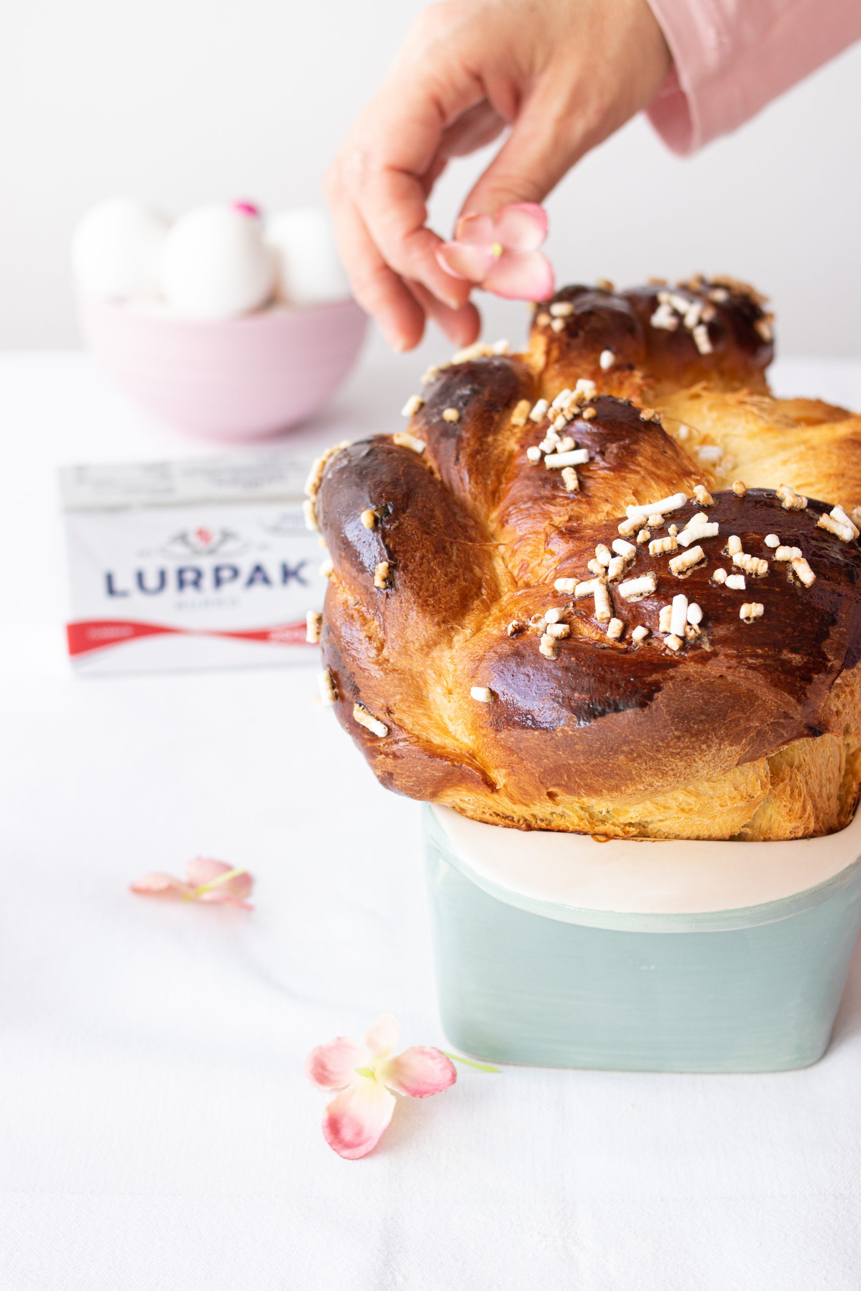 Treccia dolce di Pasqua