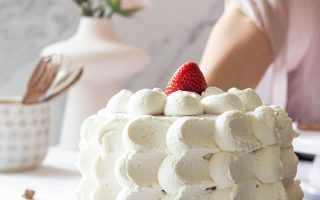 torta fragole e panna