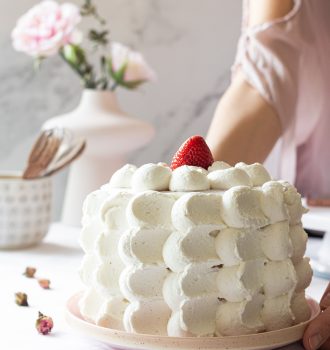 torta fragole e panna