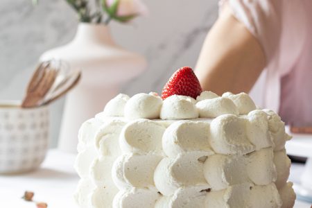 torta fragole e panna