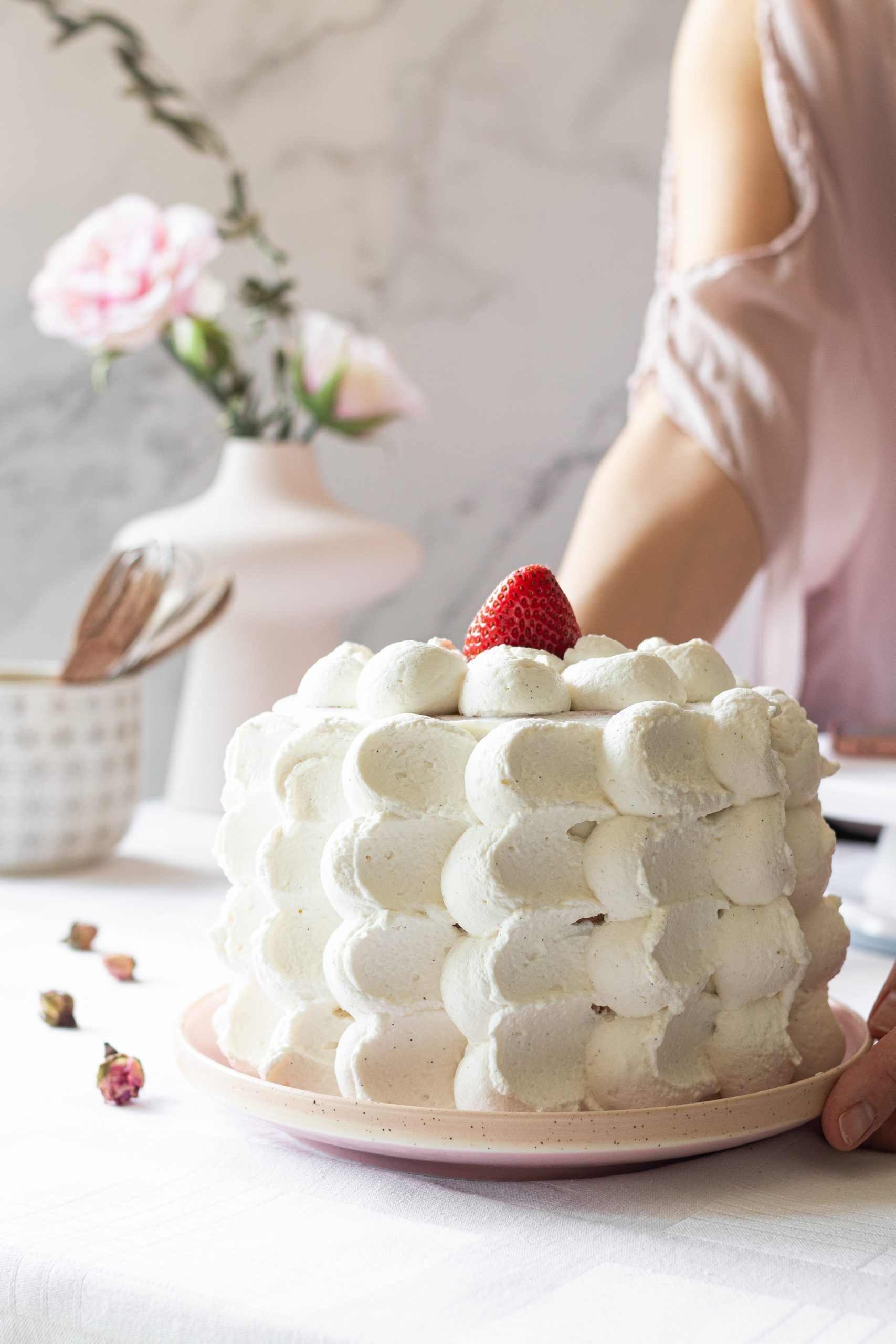 Dolceria Di Jane  Bolo com cobertura chantilly - Dolceria Di Jane