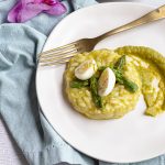 risotto con crema di asparagi