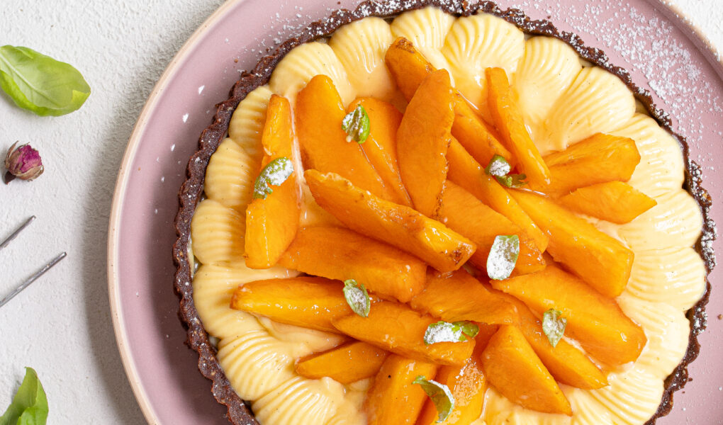 Crostata alle pesche