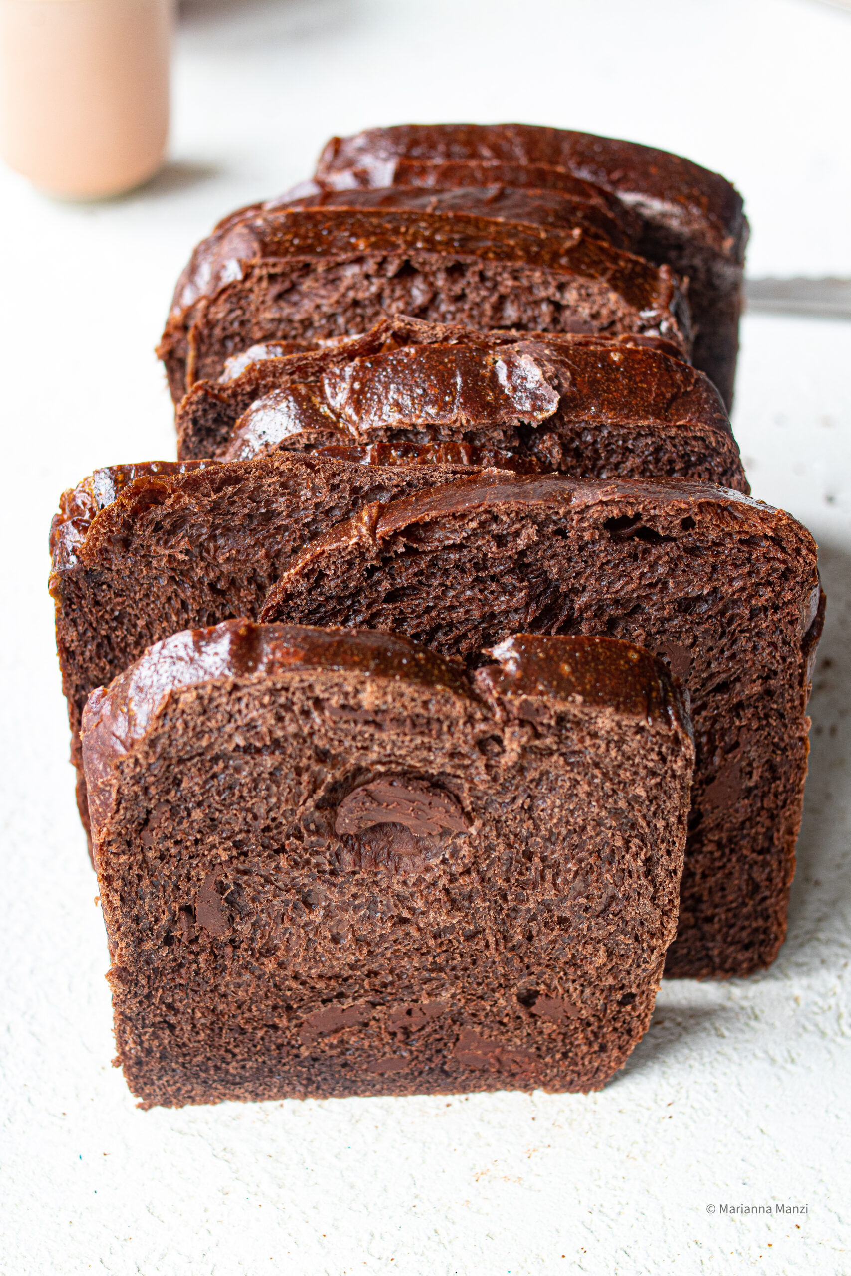 Pan brioche al cacao